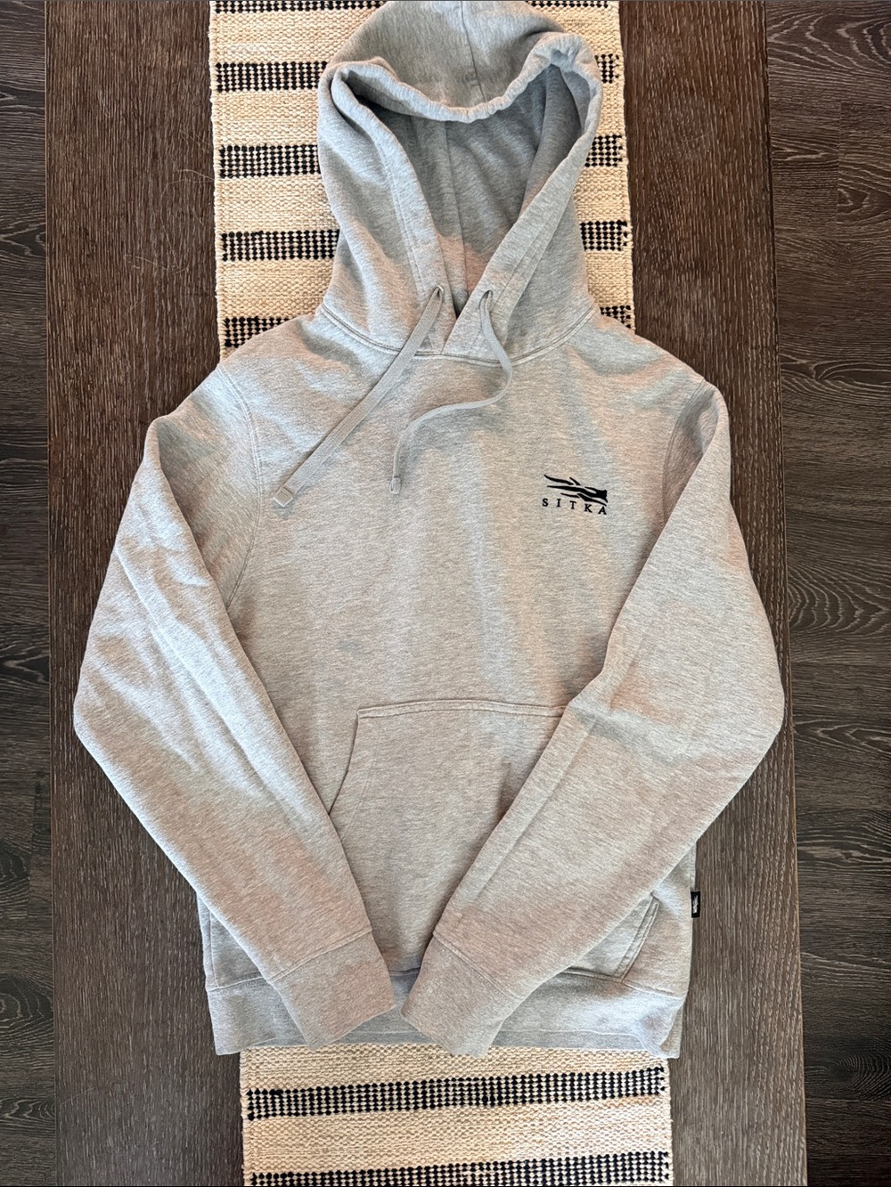 Sitka Men's Gray Pullover Hoodie